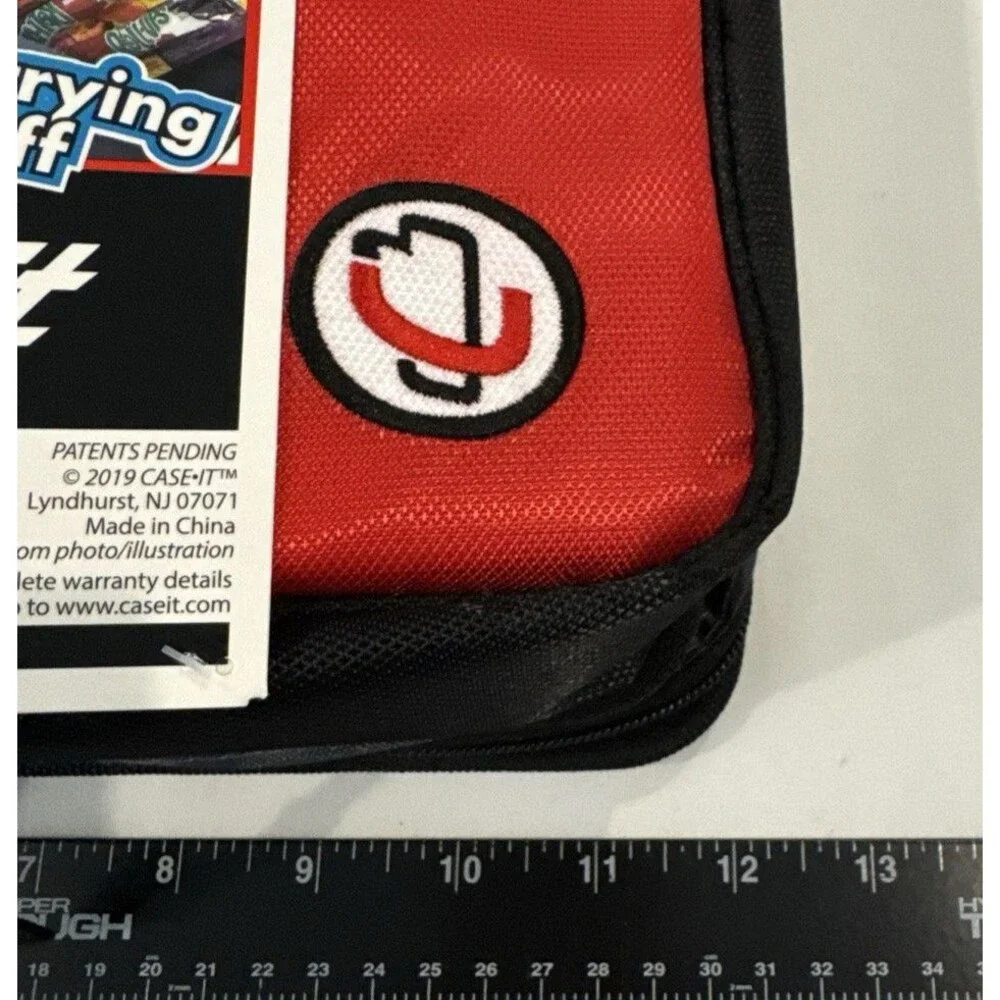 New Case-it The Universal 3 Ring Zipper Binder Laptop Case Handle/Shoulder Strap